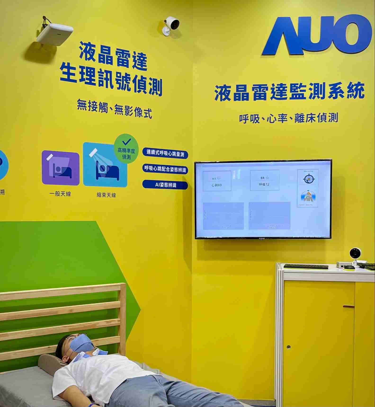 z6尊龙颐康「无接触生理监测雷达」，，，免除传统线路与贴片束缚，，，，精准侦测呼吸、、心跳等重要生理讯号