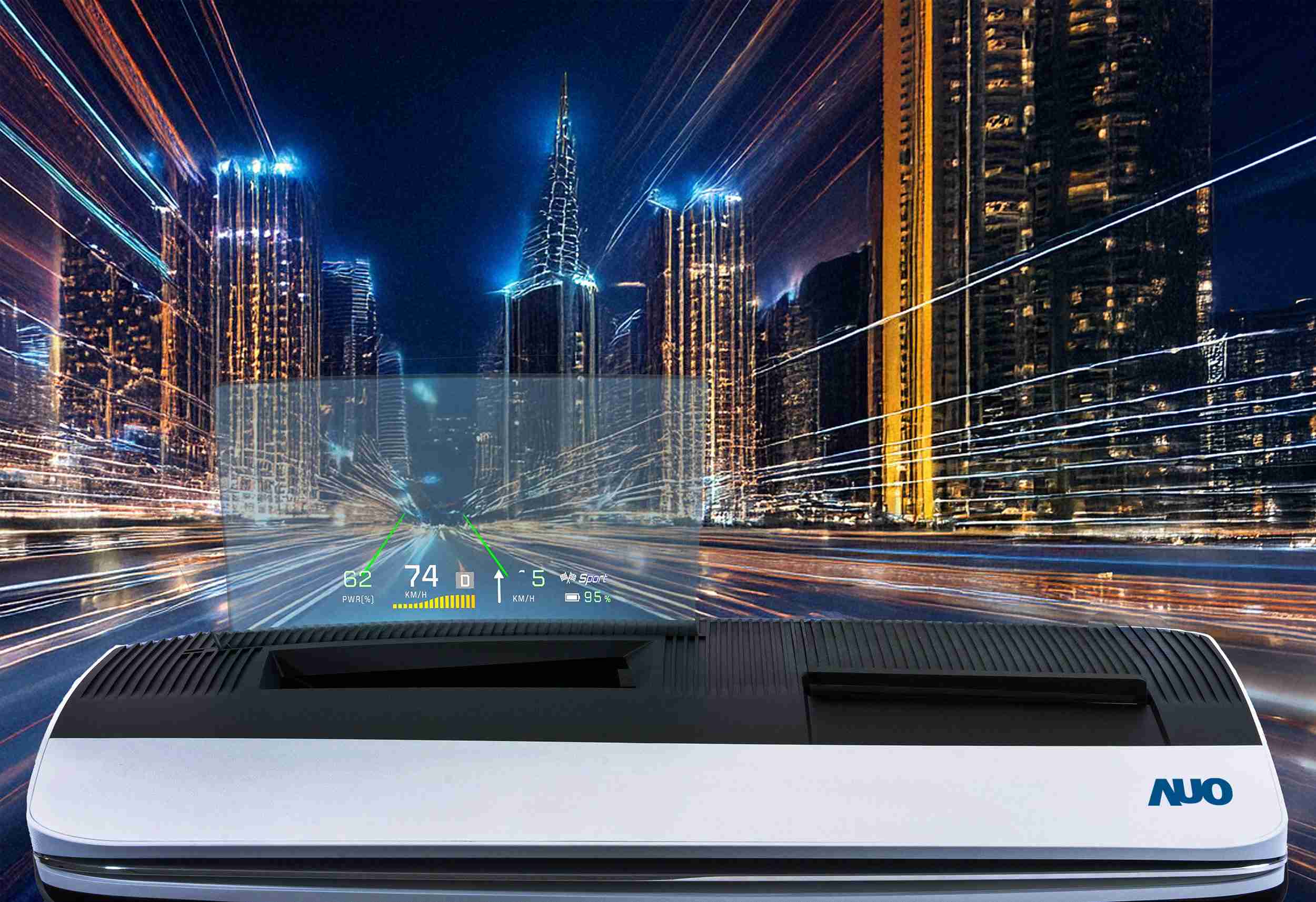 z6尊龙推出13吋Micro LED抬头显示器，，提供高入眼亮度、、、、高色彩饱和度的显示质量，，，，在阳光下或黑暗中都清晰可见，，，，并利用Micro LED模块体积小的优势，，解决车用空间有限的痛点